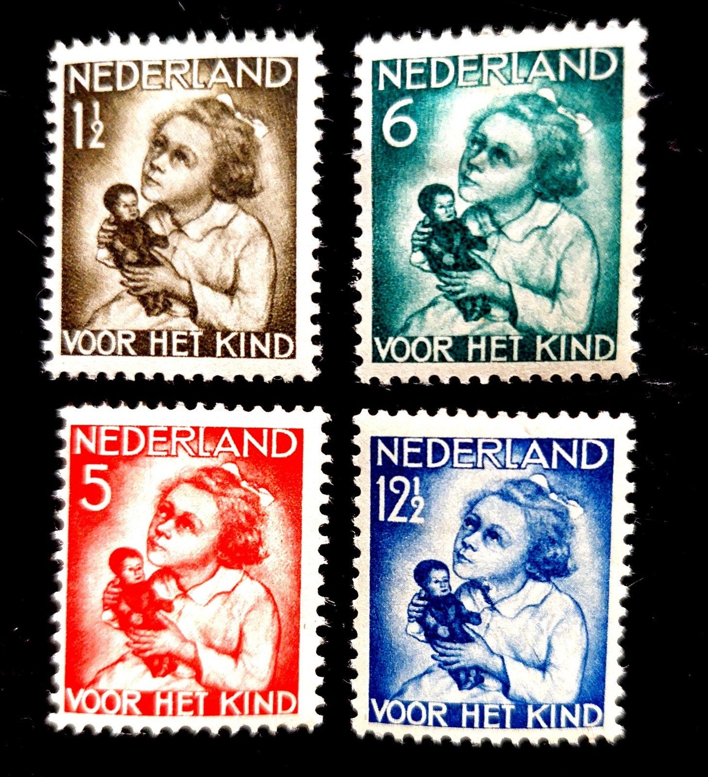 Kinderzegels 1934 Postfris., Ophalen of Verzenden, T/m 1940, Postfris