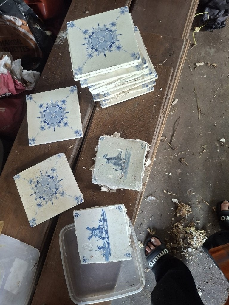 oud hollandse tegeltjes, Ophalen, Gebruikt, Minder dan 20 cm, Minder dan 20 cm