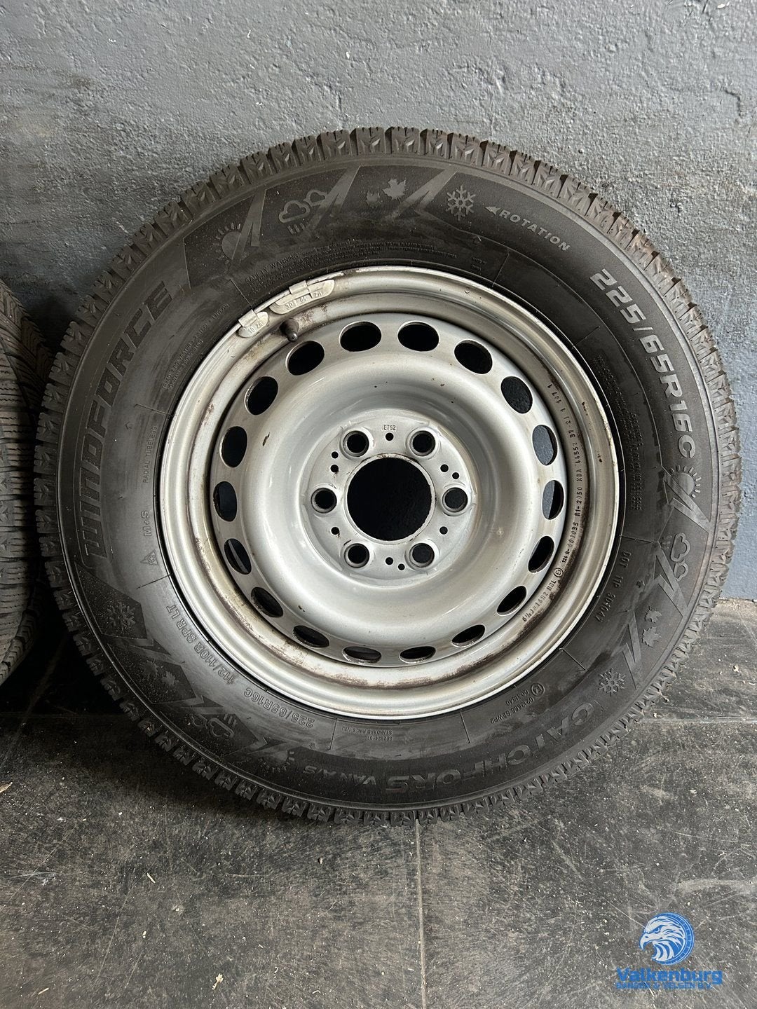 9-10mm! Originele Mercedes Sprinter B907 B910 16 inch stalen, -, Banden en Velgen, Ophalen of Verzenden, All Season
