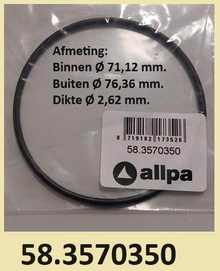 58.3570350 Selva O-ring 71.12x2.62. € 2,95, Ophalen of Verzenden, Nieuw, Motor en Techniek