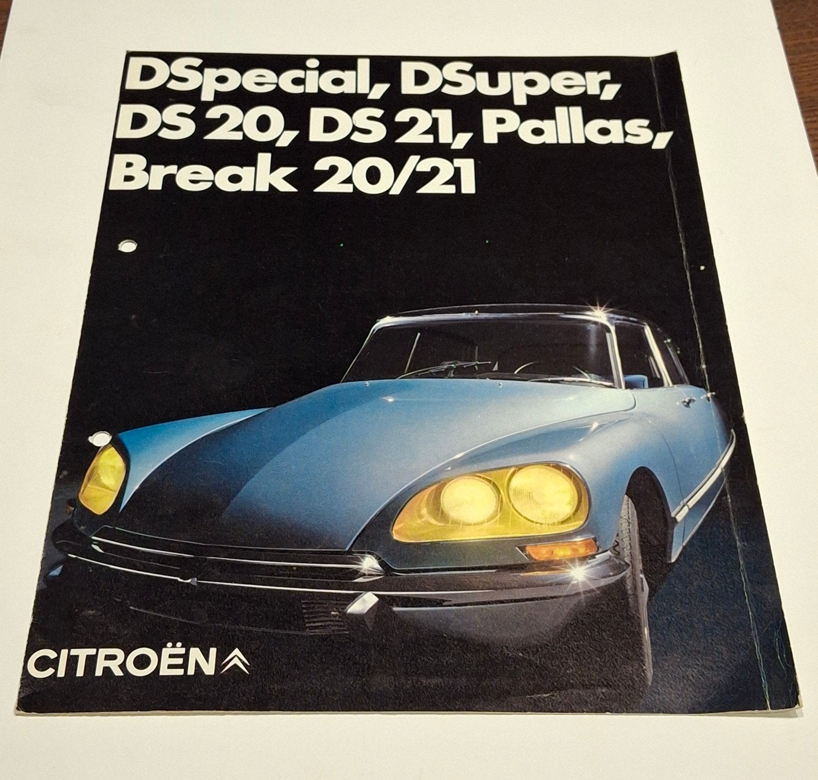 Citroen DS 20, 21 autofolder, Ophalen of Verzenden, Zo goed als nieuw, Citroën
