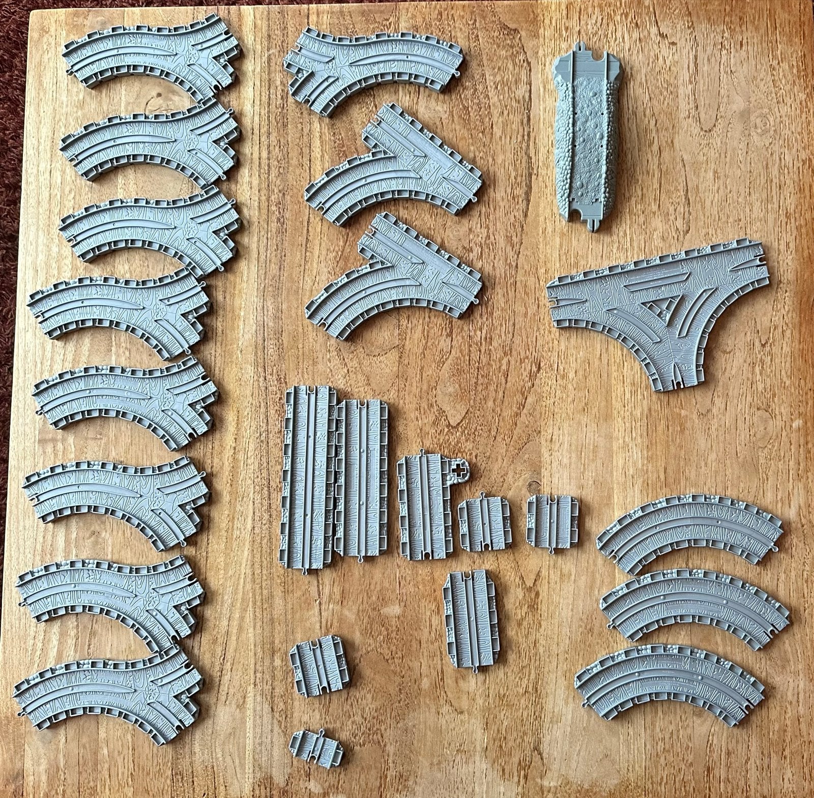 Thomas de Trein plastic rails set - diverse stukken, Ophalen of Verzenden, Gebruikt