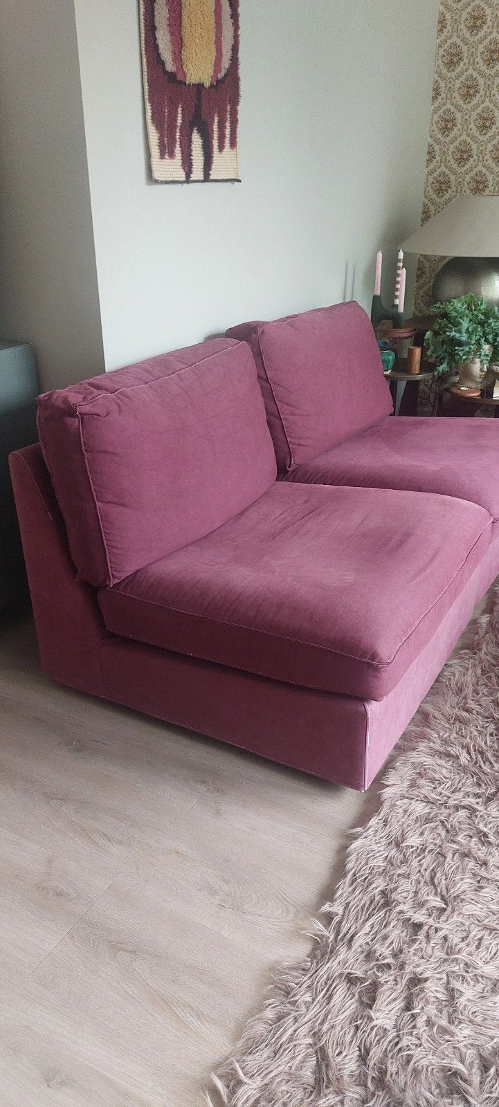Set van 2 IKEA KIVIK 1-persoons stoelen in moderne kleur, Ophalen, Gebruikt, Eenpersoons, Stof
