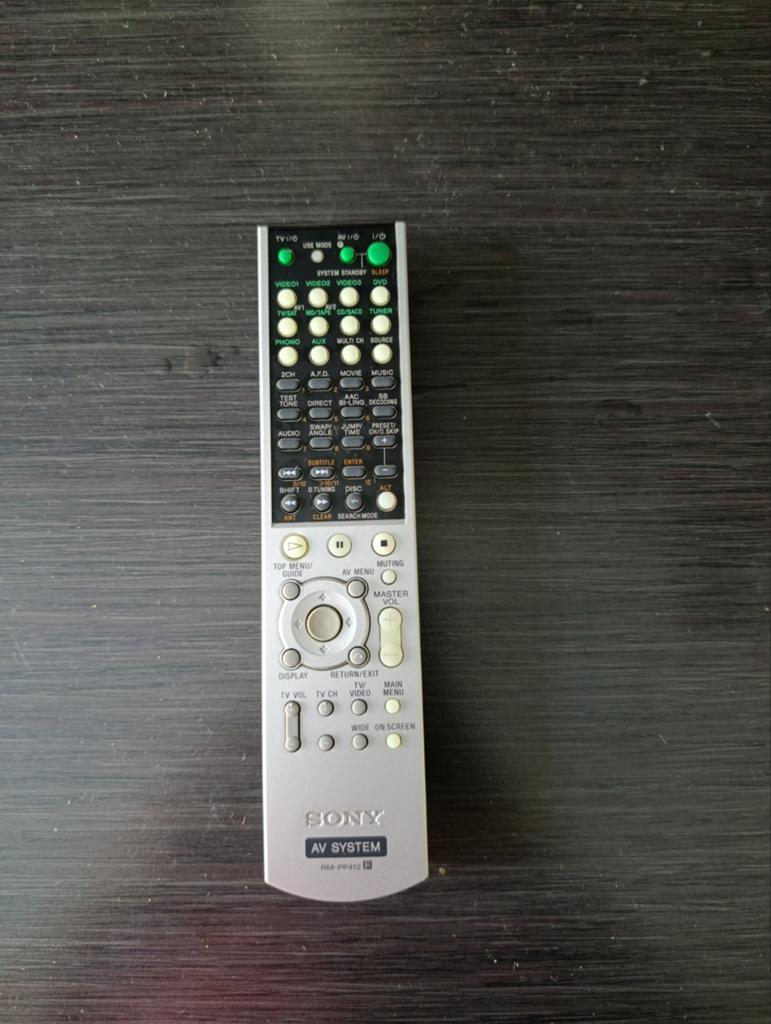 Sony RM-PP412 afstandsbediening, Ophalen of Verzenden, Gebruikt, Origineel