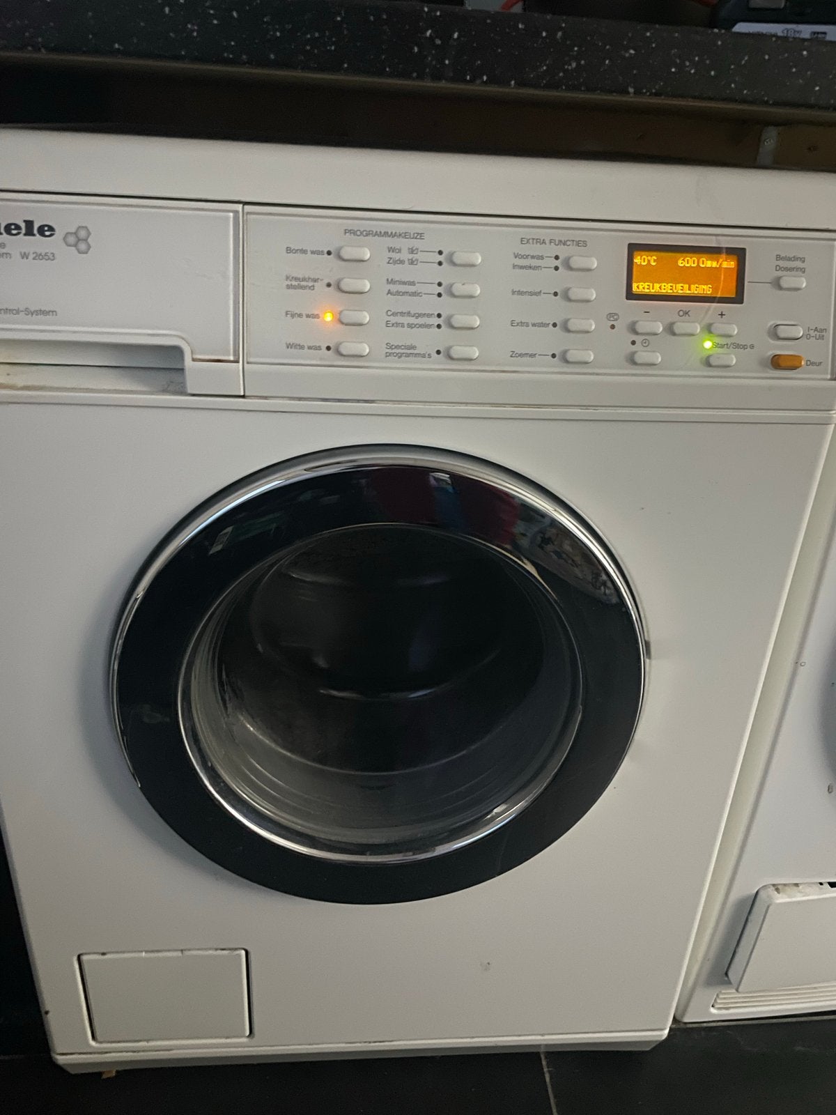 Miele SoftCare System W 2653 Wasmachine, Witgoed en Apparatuur, Ophalen, 6 tot 8 kg, Voorlader, Kort programma