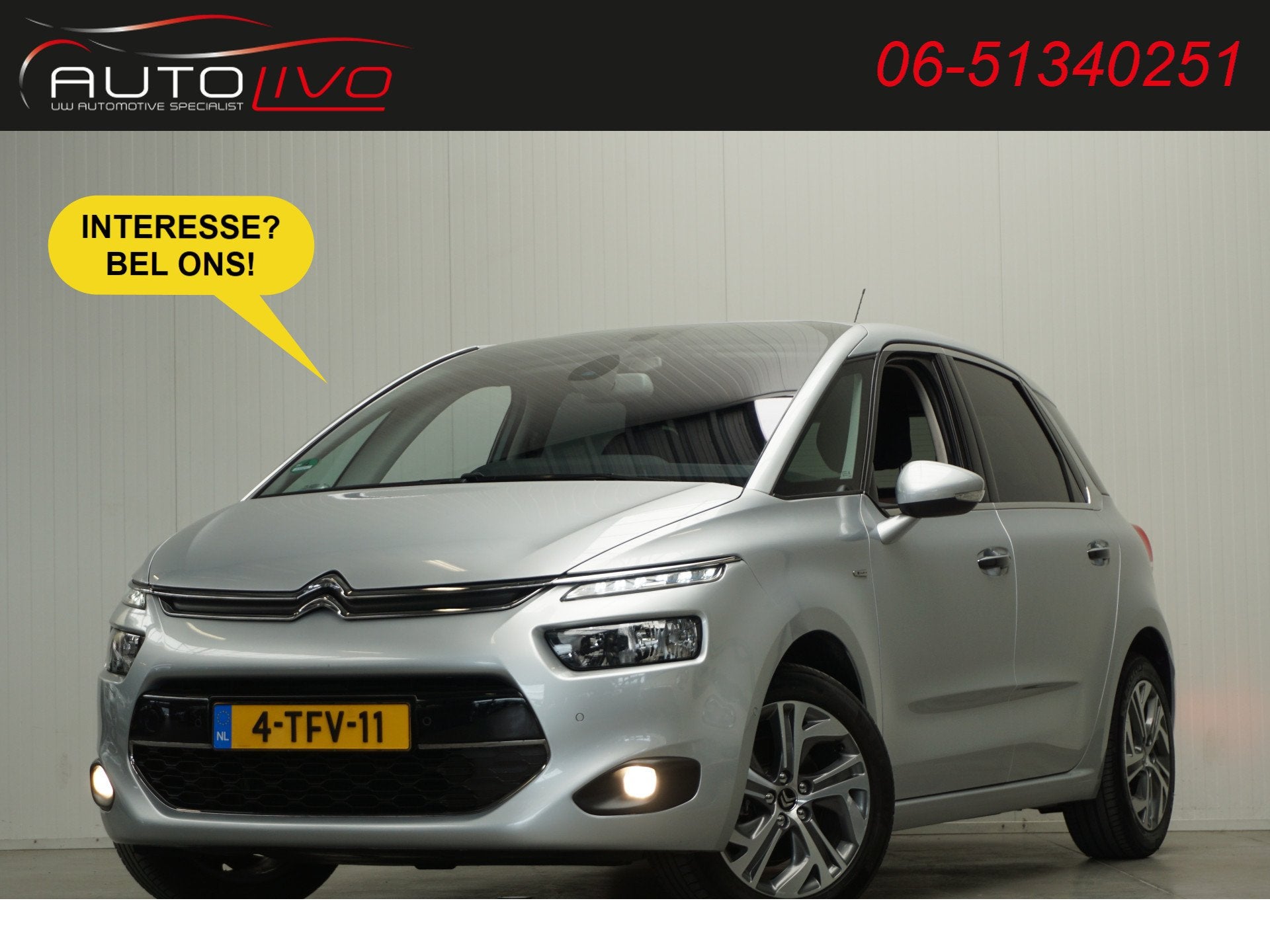 Citroën C4 Picasso 1.6 THP Exclusive 157 PK! MASSAGE H. LEE, Auto's, Citroën, Voorwielaandrijving, Gebruikt, Zwart, Leder en Stof