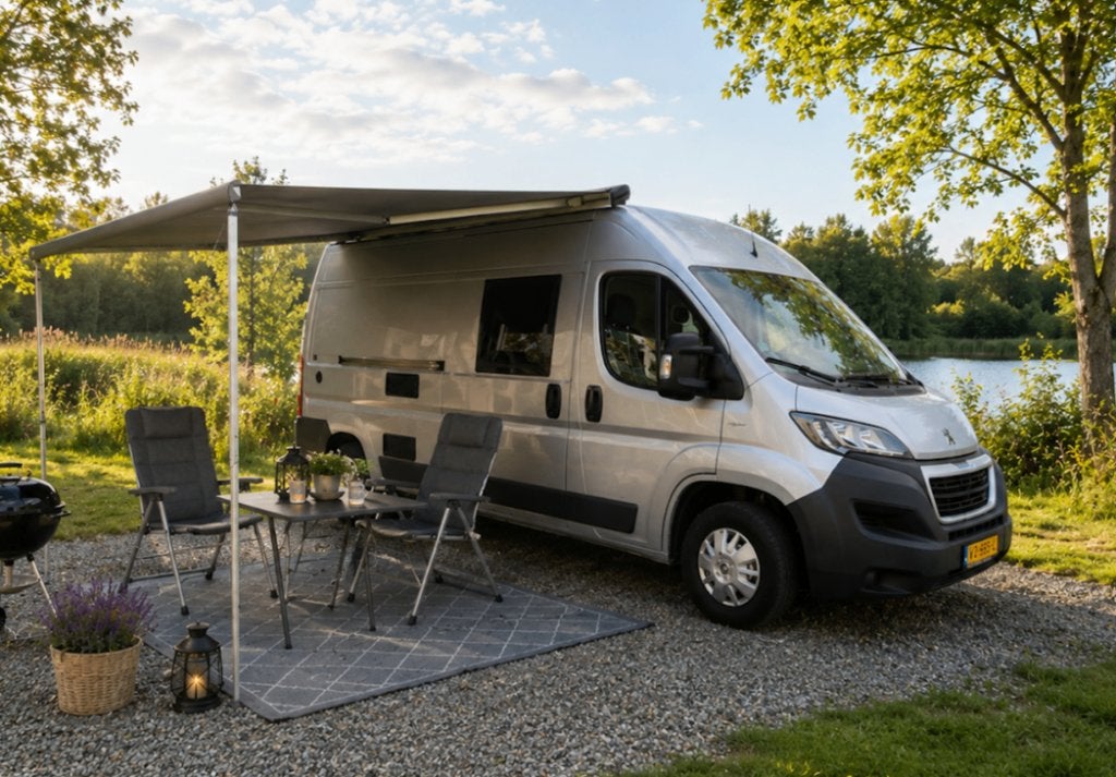 Peugeot Boxer camper nieuwe inbouw 2026 off-grid instapklaar, Caravans en Kamperen, Campers, Overige merken, Ringverwarming, Tot en met 2
