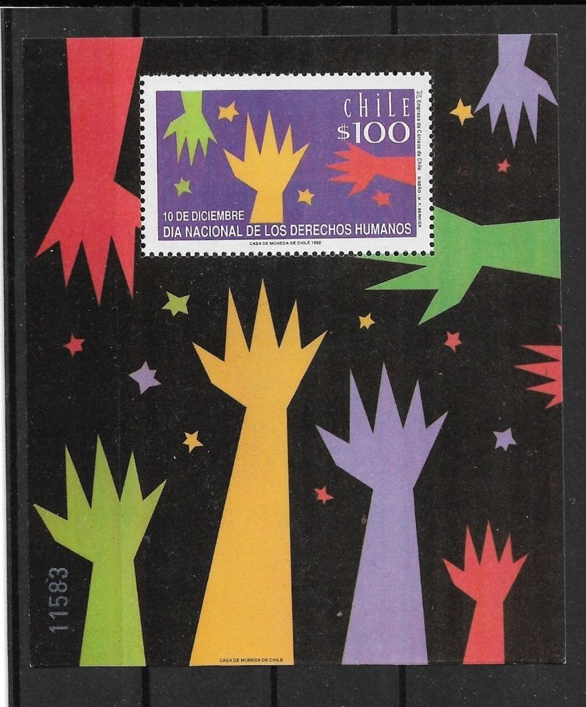 CHILI. Mi. Blok 26., Postzegels en Munten, Ophalen of Verzenden, Postfris, Zuid-Amerika