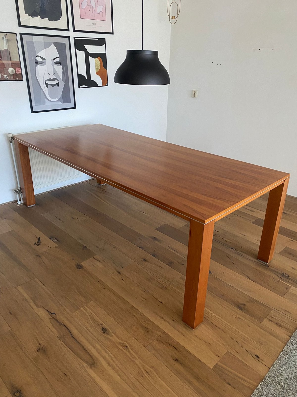 Eettafel van Gelderland ontwerp Jan des Bouvrie, Huis en Inrichting, Tafels | Eettafels, Ophalen, Gebruikt, 100 tot 150 cm, Design