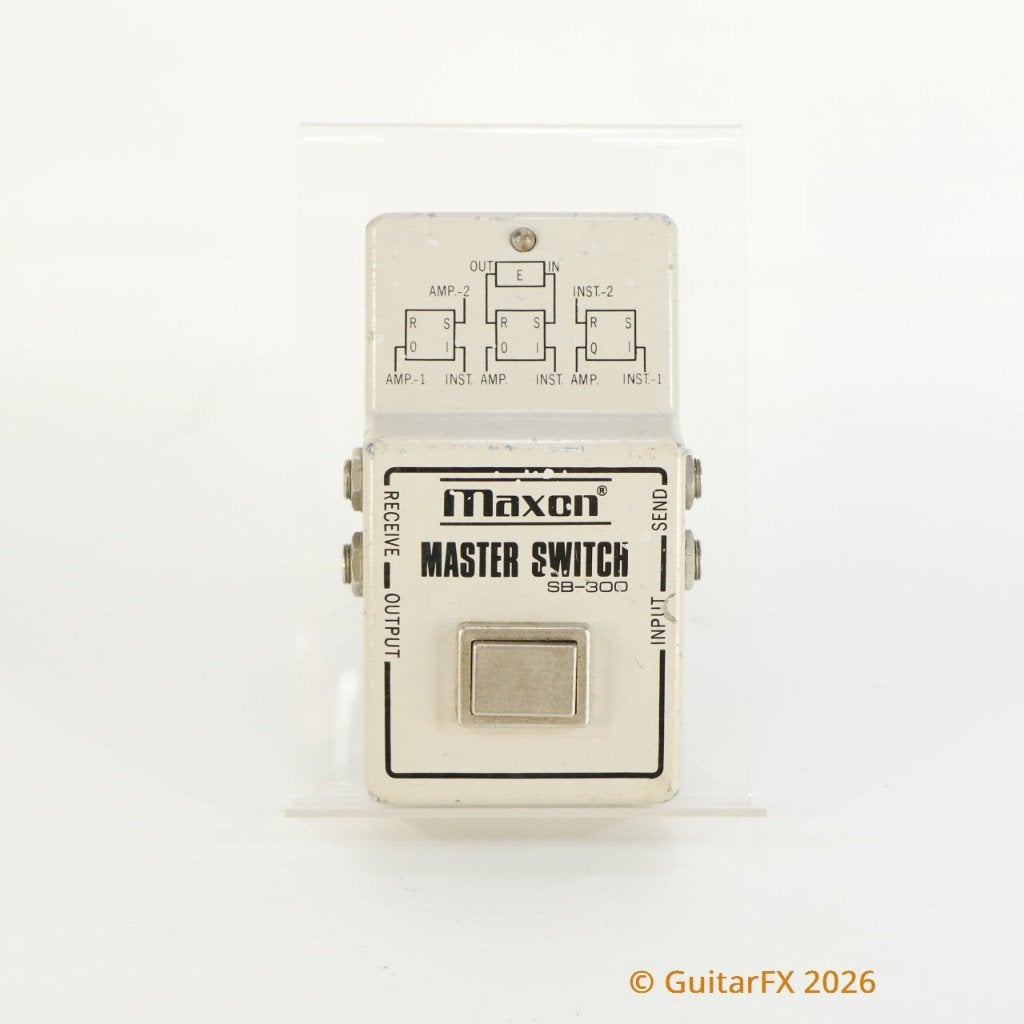 Maxon SB-300 Master Switch (s/n 136056, Wide Box, Vintage, R, Muziek en Instrumenten, Gebruikt, -, -, Ophalen of Verzenden