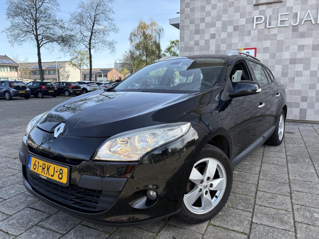 Renault Mégane Estate 1.6 Dynamique E85 (bj 2011), 1190 kg, Euro 5, Gebruikt, Zwart