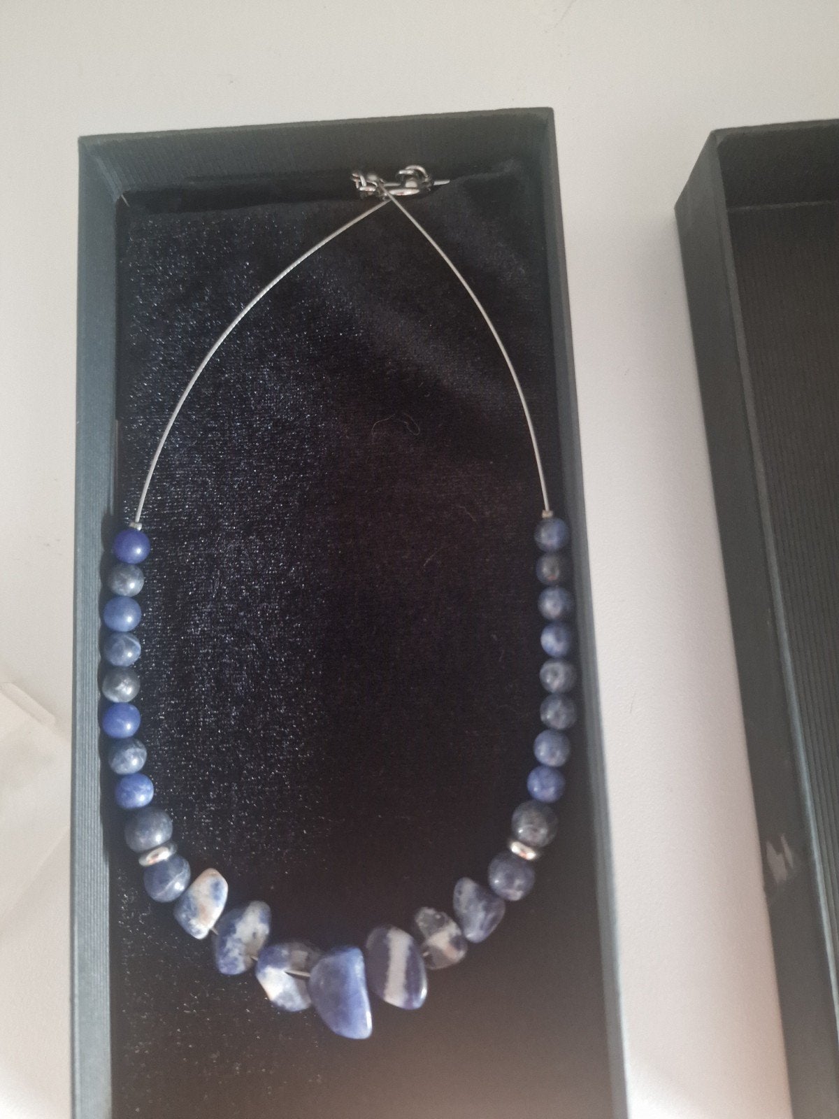 Handgemaakte Sodalite Ketting - DeesSeaAtelier, Blauw, Nieuw, Ophalen of Verzenden, Steen of Mineraal