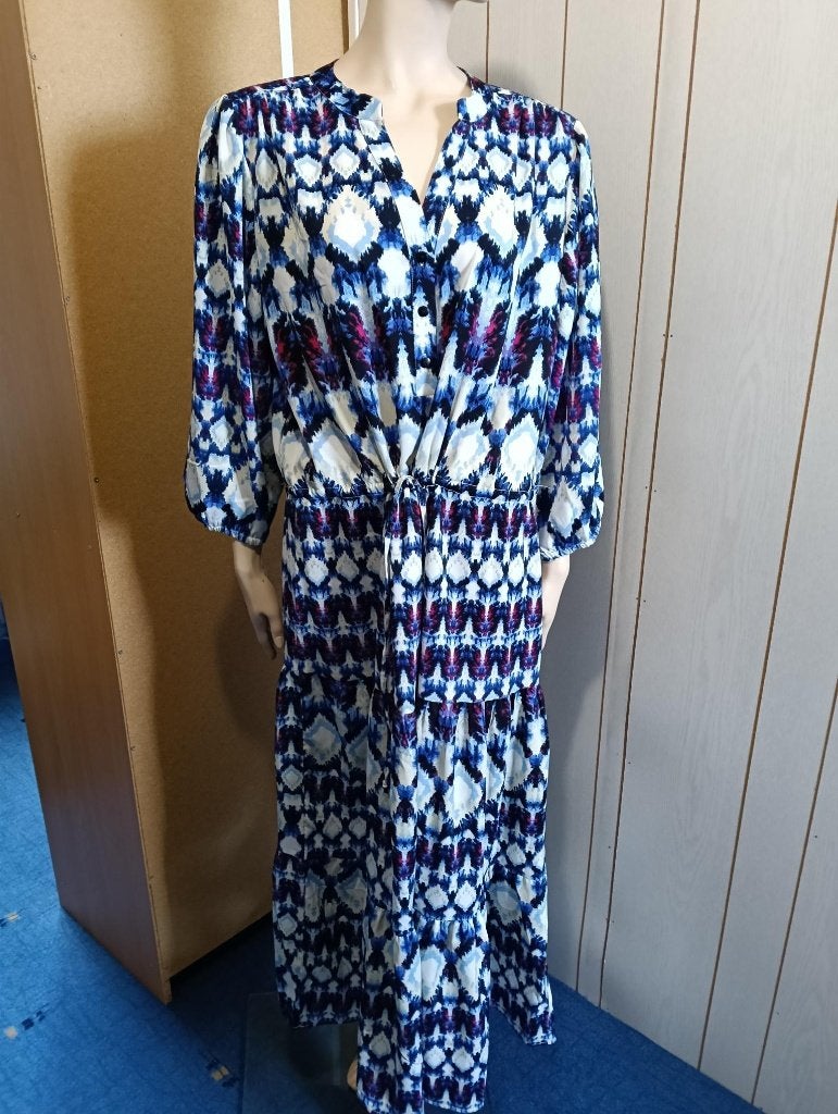 Norah maxi dress maat 42, Blauw, Maat 42/44 (L), Ophalen of Verzenden, Zo goed als nieuw