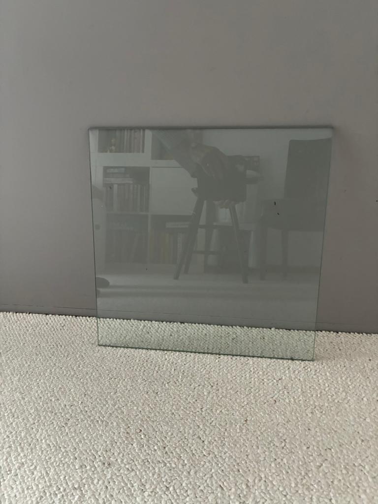 Glasplaat 40x 40, Ophalen, Minder dan 80 cm, Minder dan 80 cm, Zo goed als nieuw