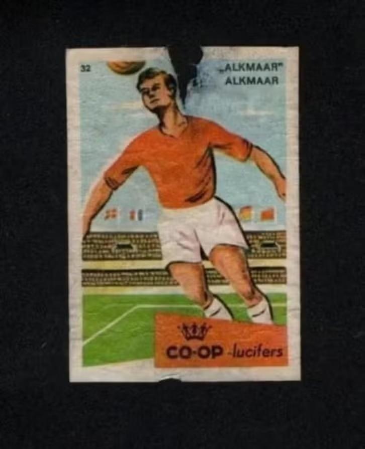 Lucifermerk Alkmaar Voetbal Jaren 60., Ophalen of Verzenden, Zo goed als nieuw