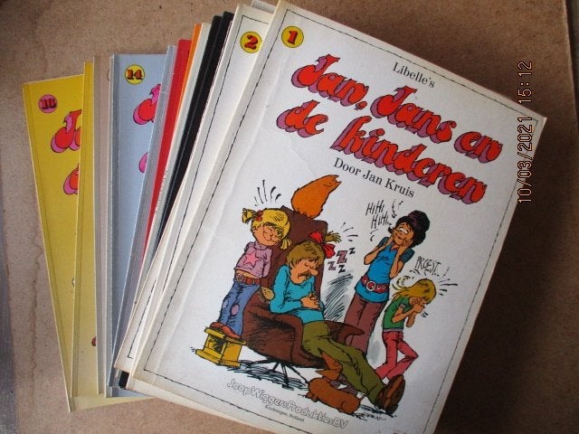 adv0343 jan jans en de kinderen, Boeken, Stripboeken, Eén stripboek, Ophalen, Gelezen