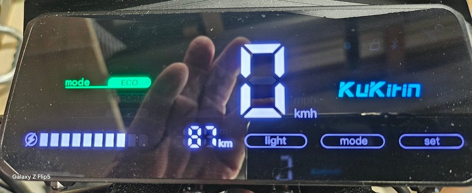 KuKirin G3  Elektrische Step - Zo goed als nieuw, Ophalen, Zo goed als nieuw, Elektrische step (E-scooter), KuKirin