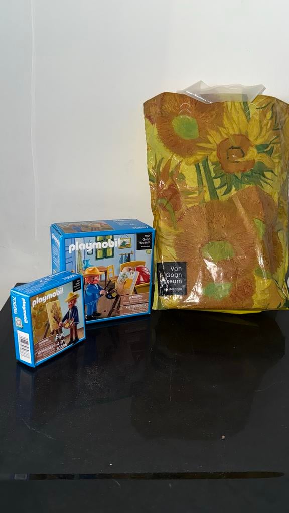 Playmobil Van Gogh Museum sets (2 stuks) + tas, Kinderen en Baby's, Ophalen of Verzenden, Nieuw, Jongen of Meisje