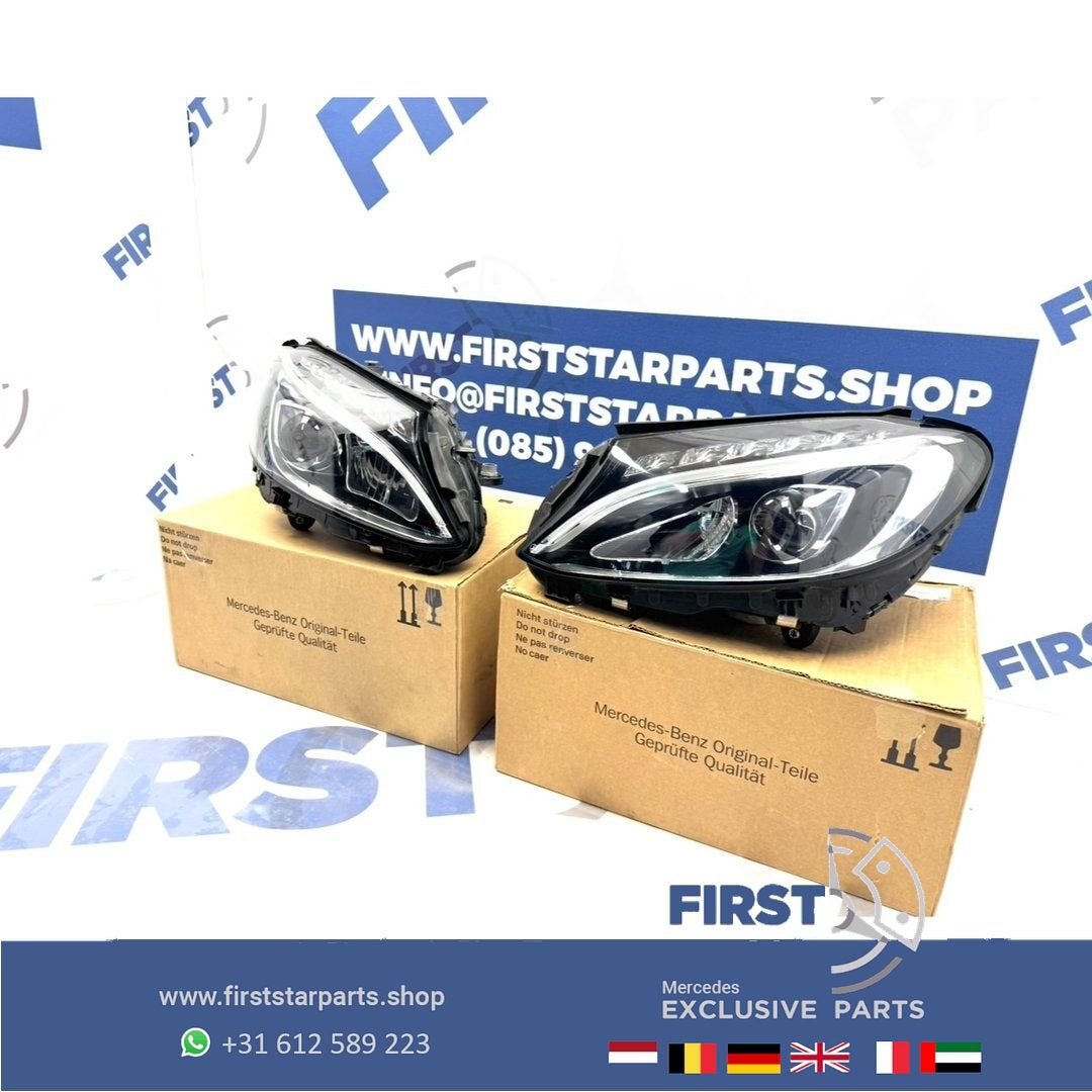 C205 W205 LED High Performance KOPLAMP SET Links Rechts Merc, Gebruikt, -, Ophalen of Verzenden, -