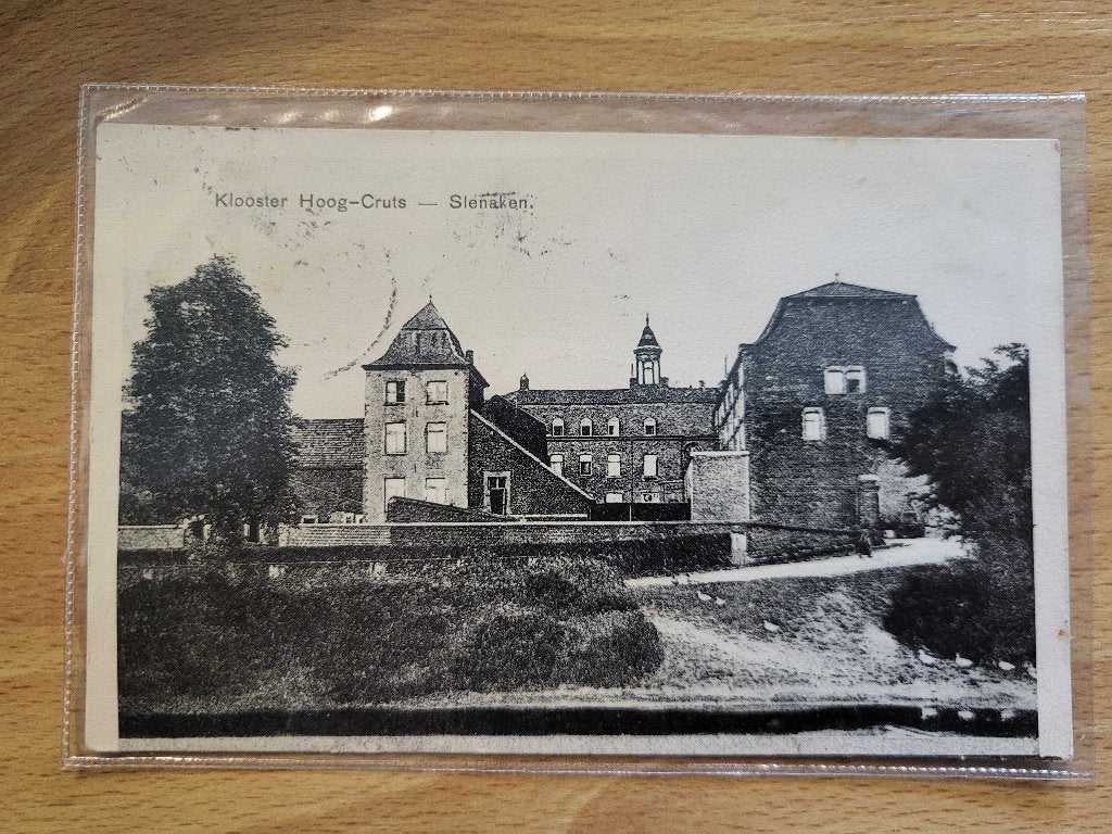 ansicht SLENAKEN Klooster Hoog Cruts 1909, Ophalen of Verzenden, Voor 1920, Limburg