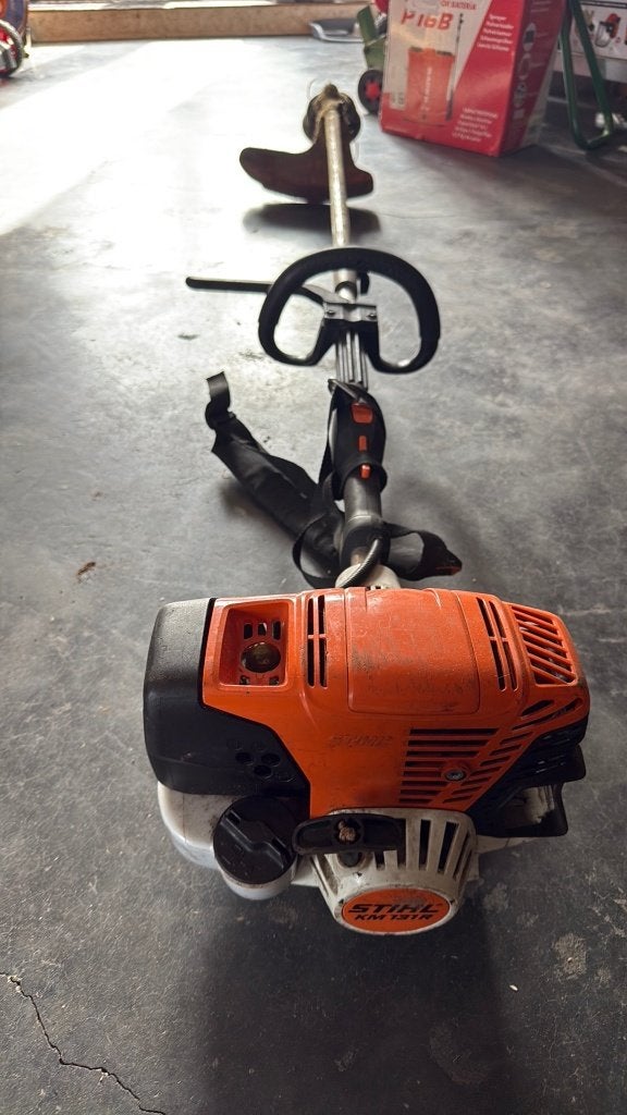 Stihl km 131 r met bosmaaier deel