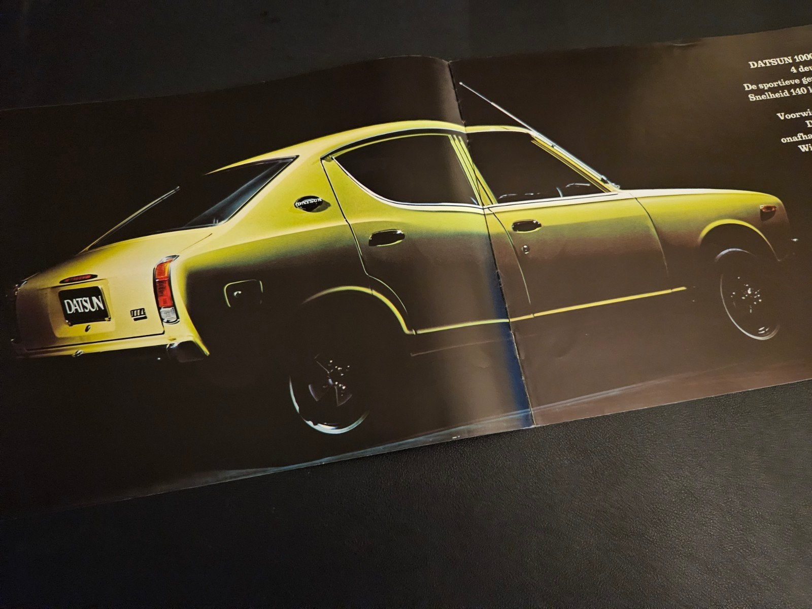 Brochure Datsun 1000 Cherry, Ophalen of Verzenden, Zo goed als nieuw, Overige merken