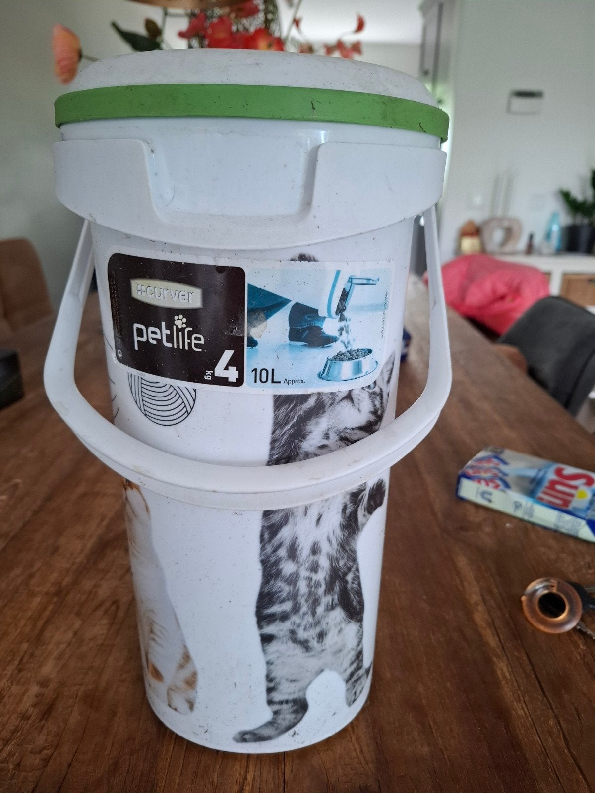 Voorraadbak voor kattenvoer, Dieren en Toebehoren, Katten-accessoires, Ophalen