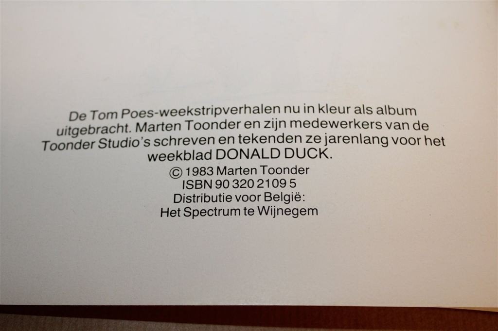 Tom Poes en de Dief van Dagbad — Toonder, Oberon Strip, Boeken, Eén stripboek, Ophalen of Verzenden, Gelezen