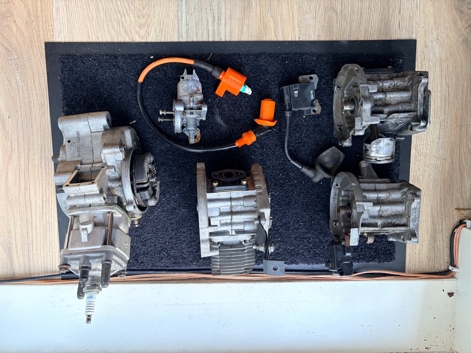 Grote partij SQ 49cc minibike & pocketbike onderdelen, Ophalen of Verzenden, Gebruikt, Overige typen