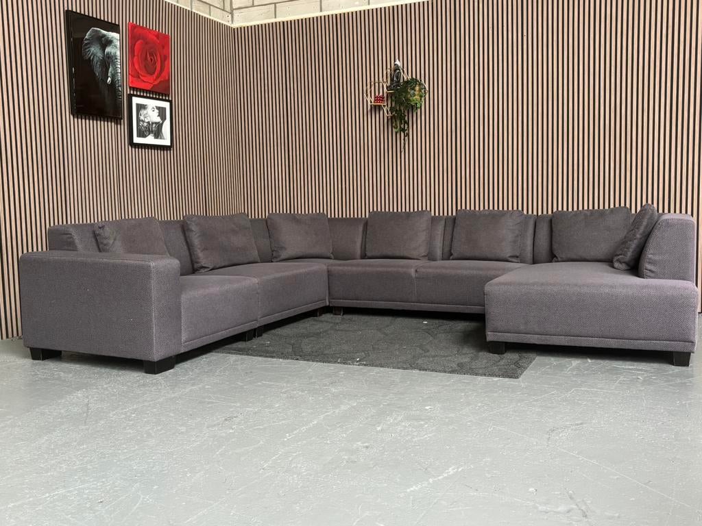 GRATIS LEVERING U-Bank InHouse 350x300x190 GEREINIGD, Huis en Inrichting, Banken | Bankstellen, Hoekbank, 300 cm of meer, Ophalen of Verzenden