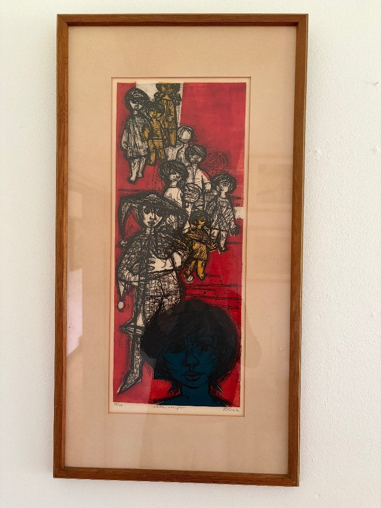 Kunstwerk Rob Cox (gesigneerd), Antiek en Kunst, Origineel, 1950 - 1999, Mythologie, Ophalen of Verzenden