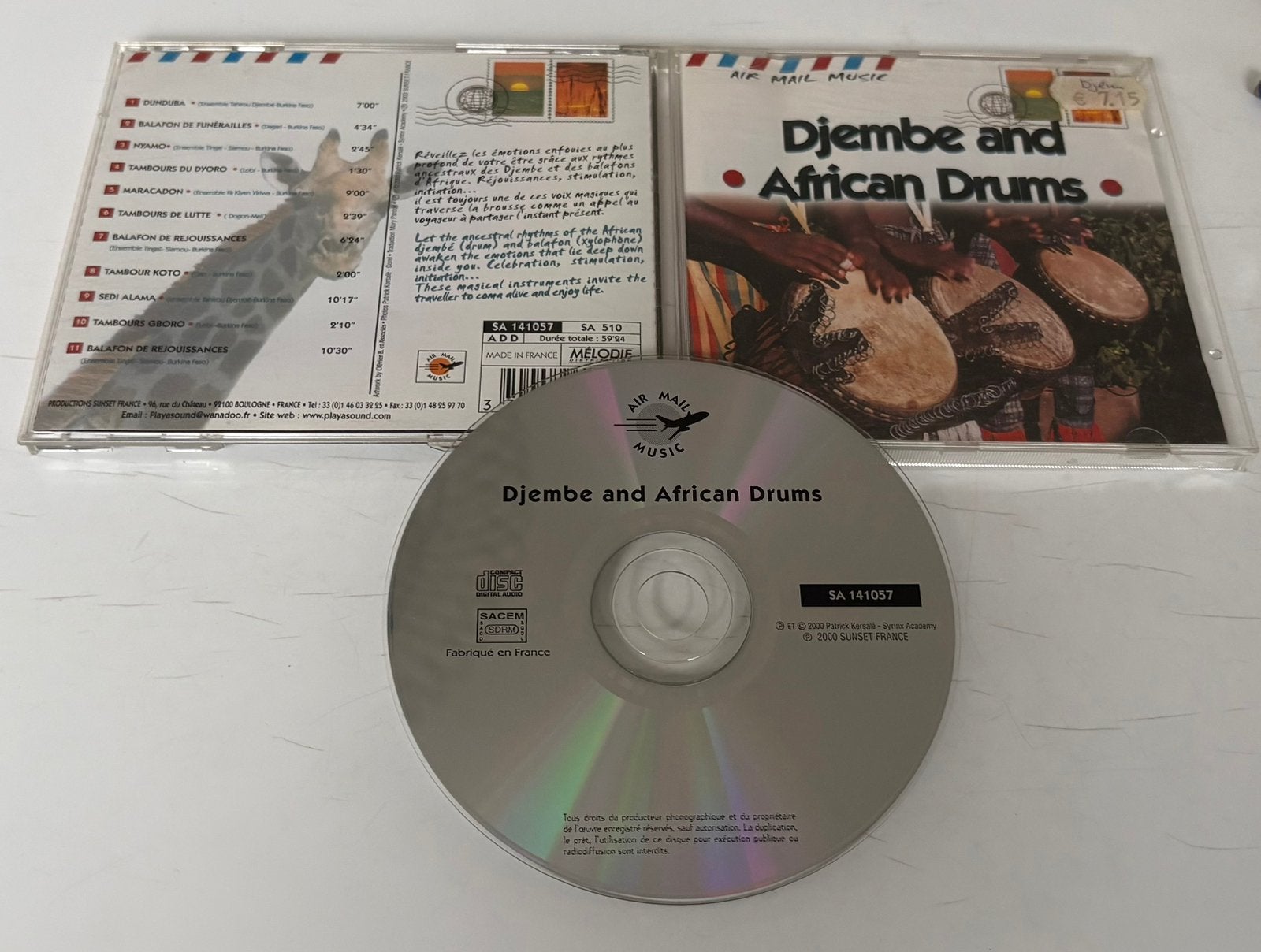 Djembe and Aftican drums, Ophalen of Verzenden, Zo goed als nieuw