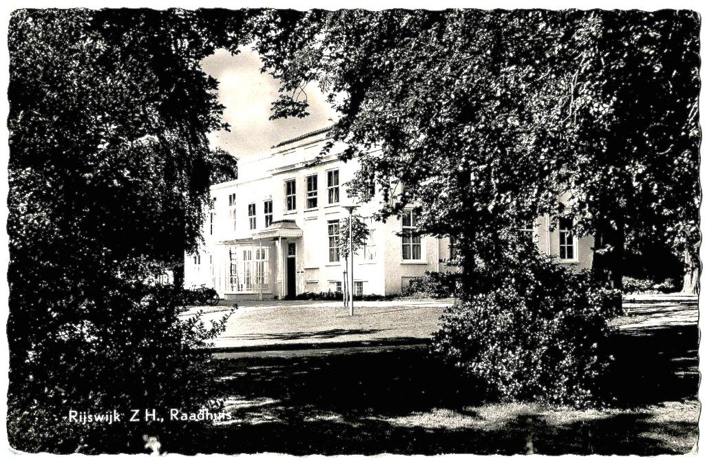 Rijswijk ZH 85, Raadhuis (Laan Hofrust) gelopen, richtpr.3,=, Verzenden, 1940 tot 1960, Gelopen, Zuid-Holland