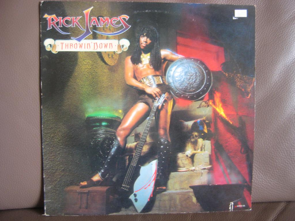 Rick James - Throwin' Down album cover, Cd's en Dvd's, Vinyl | R&B en Soul, Zo goed als nieuw, Soul of Nu Soul, 12 inch, Ophalen of Verzenden