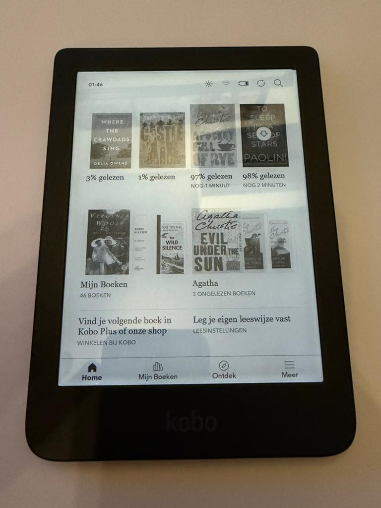 Kobo Clara HD E-reader | Kabel | nette staat, Kobo, Kobo, 8 GB, Verzenden
