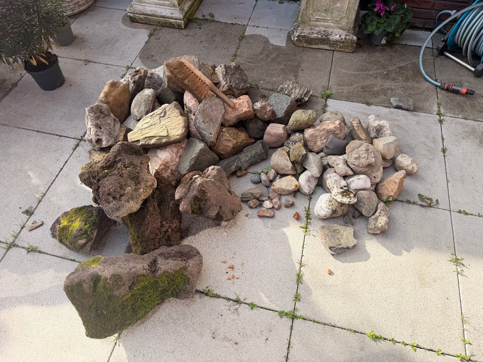 Diverse rotsen of stenen voor tuin of decoratie, Overige materialen, Gebruikt, Ophalen of Verzenden, Kei