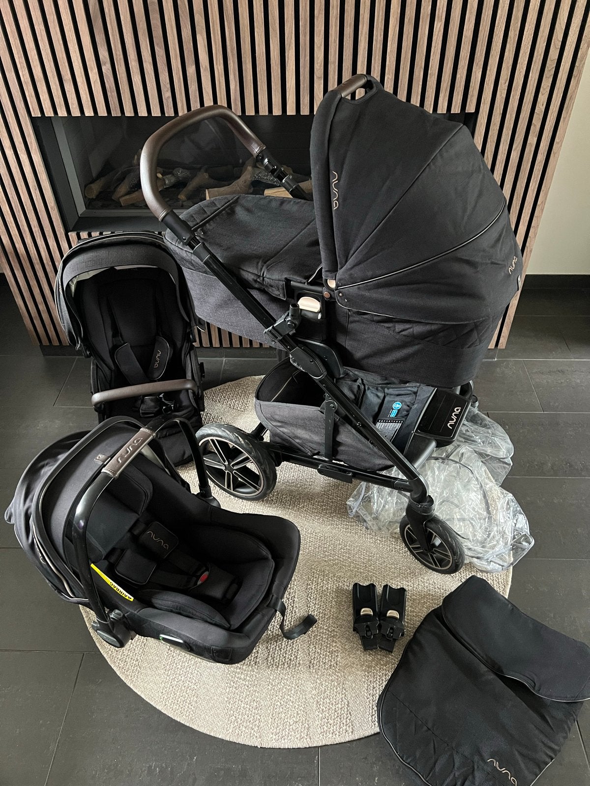 Nuna Mixx Next Riveted Combiwagen met autostoeltje, Zo goed als nieuw, Combiwagen, Met autostoeltje, Ophalen