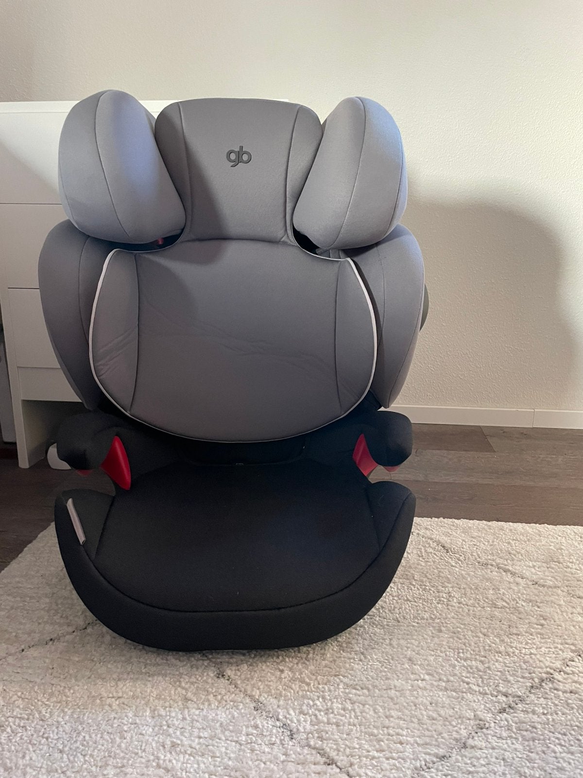 Autostoel GB Elian-Fix (gr. 2/3) - zwart/grijs, Kinderen en Baby's, Autostoeltjes, 15 t/m 36 kg, Zo goed als nieuw, Afneembare rugleuning