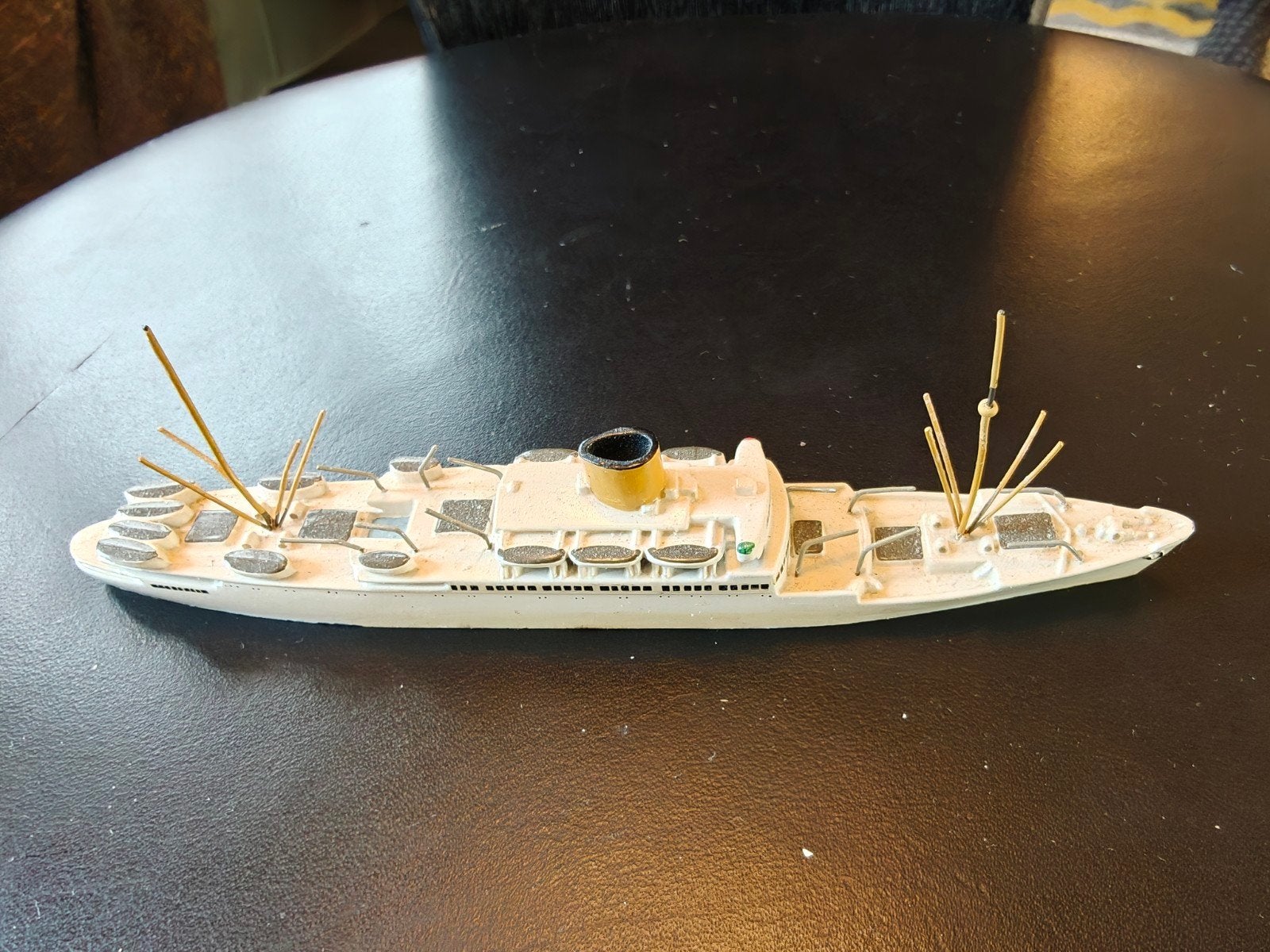 Model van de Tegelberg, passagiersschip SMN, Ophalen of Verzenden, Gebruikt, 1:200 of kleiner, Overige merken