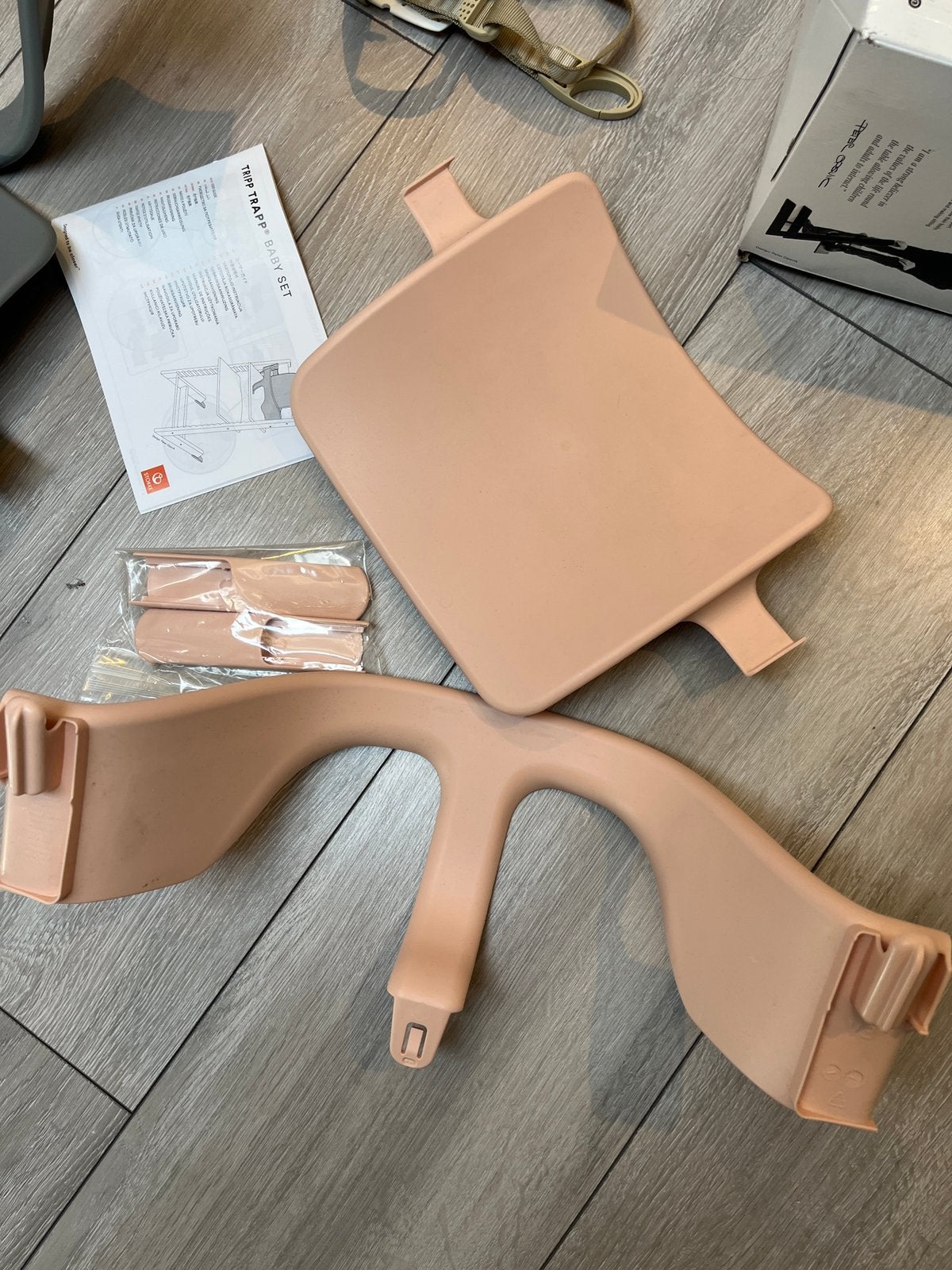 Stokke Tripp Trapp Babyset Roze, Ophalen, Gebruikt, Zonder controller