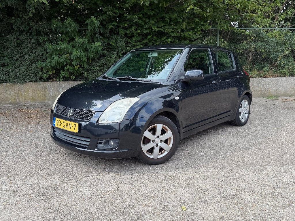 Suzuki Swift 1.3 5DRS 2008 Zwart l AIRCO l NAP l 5DRS, Auto's, Voorwielaandrijving, Euro 5, Stof, 40 €/maand