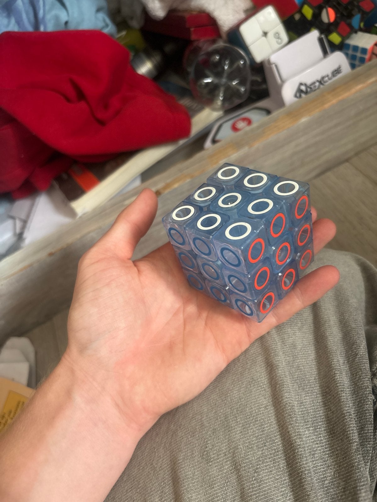 Rubik's of 3D-puzzel - NexCube, Ophalen of Verzenden, Zo goed als nieuw, Rubik's of 3D-puzzel