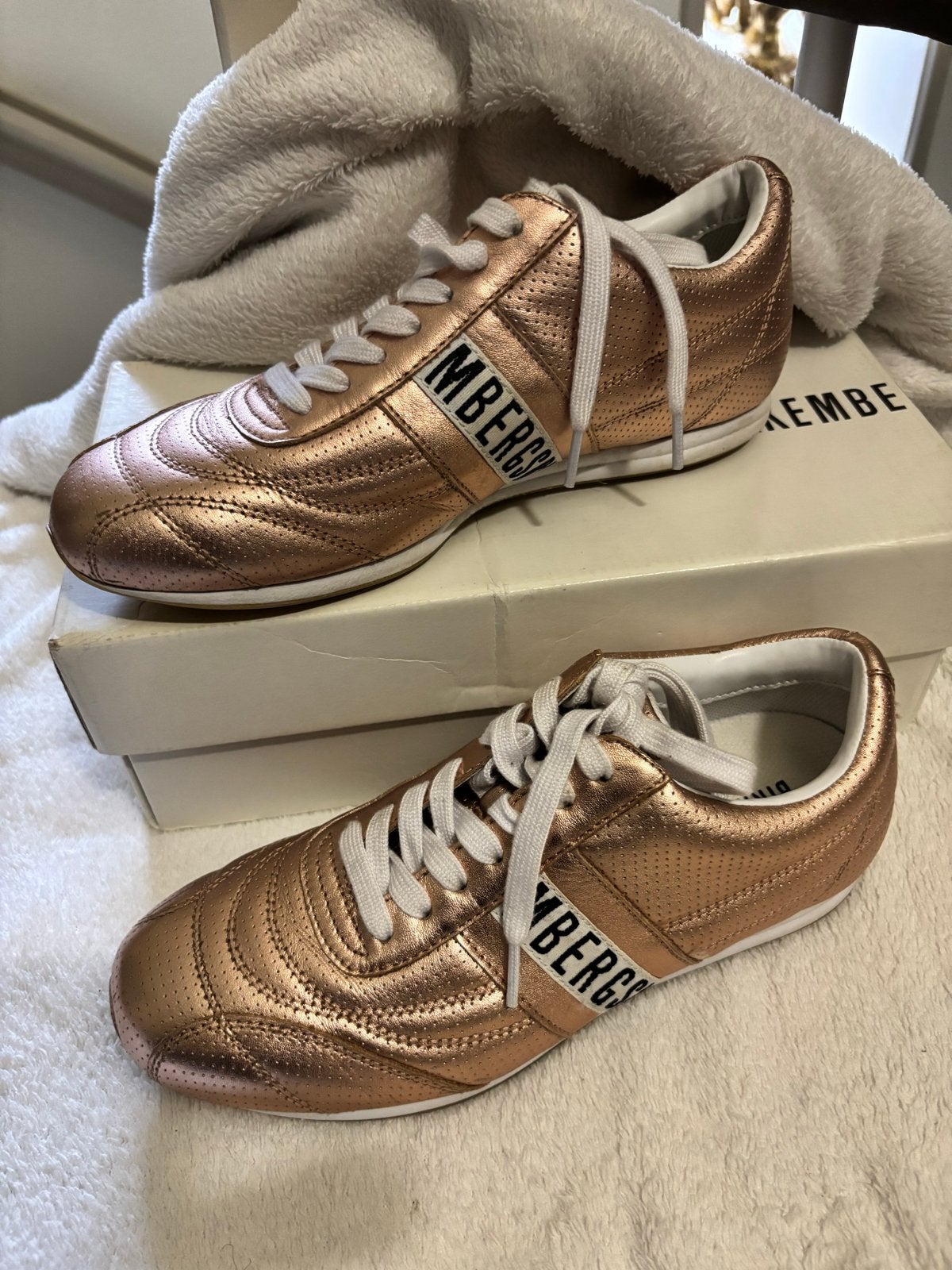 Bikkembergs sneakers rose goud - Zo goed als nieuw, Ophalen of Verzenden, Zo goed als nieuw, Roze, Sneakers of Gympen