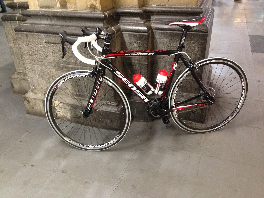Wielrenfiets racefiets Sensa Romagna 54cm Uni/Dames, Gebruikt, 10 tot 15 versnellingen, Velgrem, Aluminium