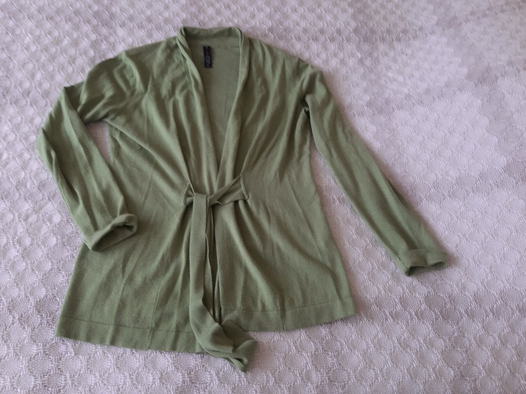 leuk groen vest NED maat M (maat 38/40), Kleding | Dames, Truien en Vesten, Zo goed als nieuw, NED, Groen, Ophalen