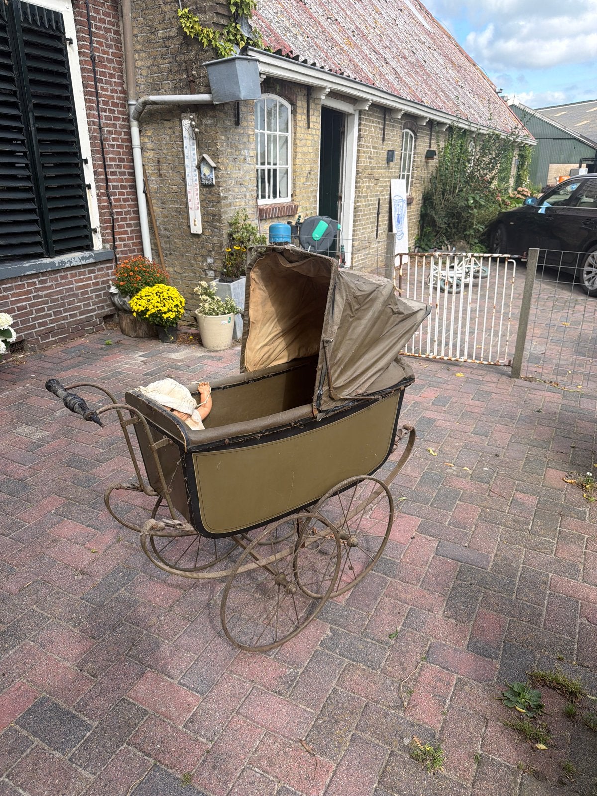 Antieke Kinderwagen - Vintage Stijl, Ophalen