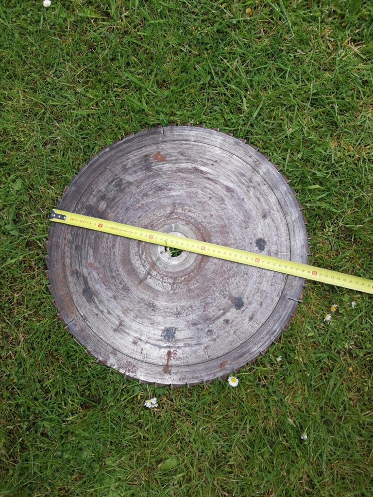 Zaagblad 49 cm widia tanden, Ophalen