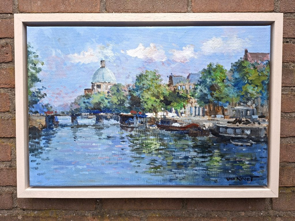VAN NOORT, AMSTERDAM, Antiek en Kunst, Kunst | Schilderijen | Klassiek, Ophalen of Verzenden