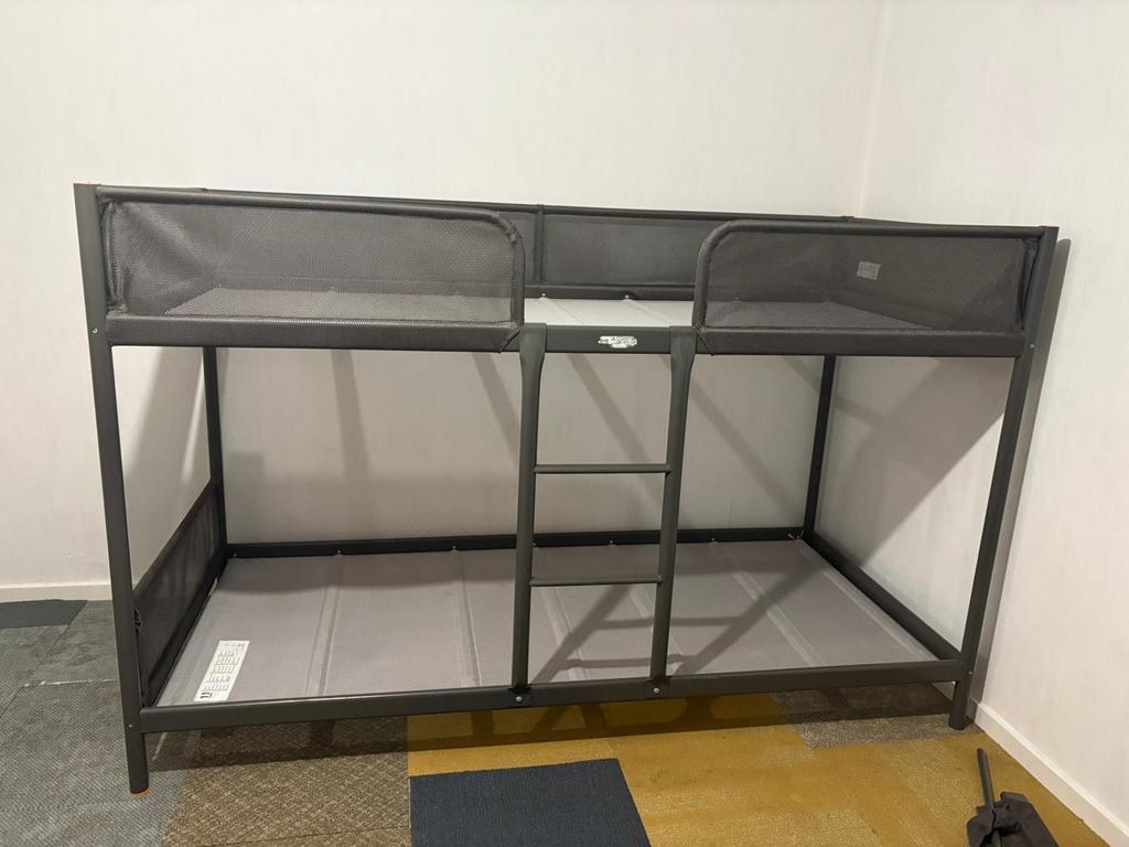 Grijs stapelbed met, Ophalen, Gebruikt, Stapelbed