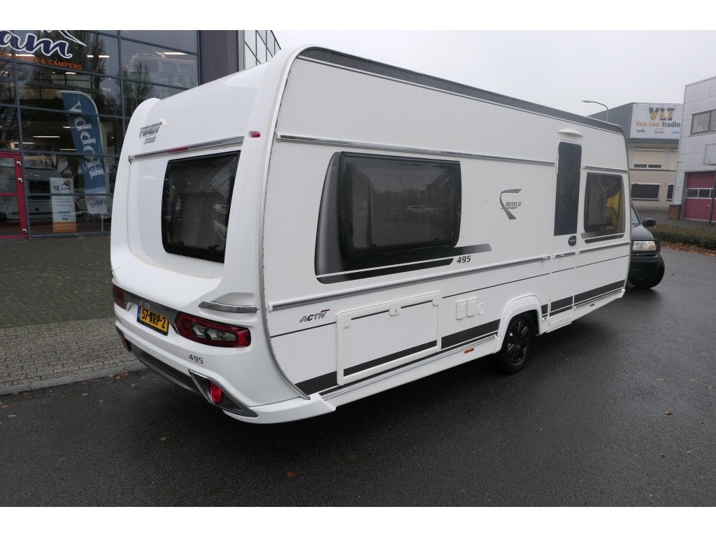 Fendt Bianco Activ 495 SFE Ruime caravan, Caravans en Kamperen, Caravans, Standaardzit, Overige typen, Schokbreker, 1250 - 1500 kg